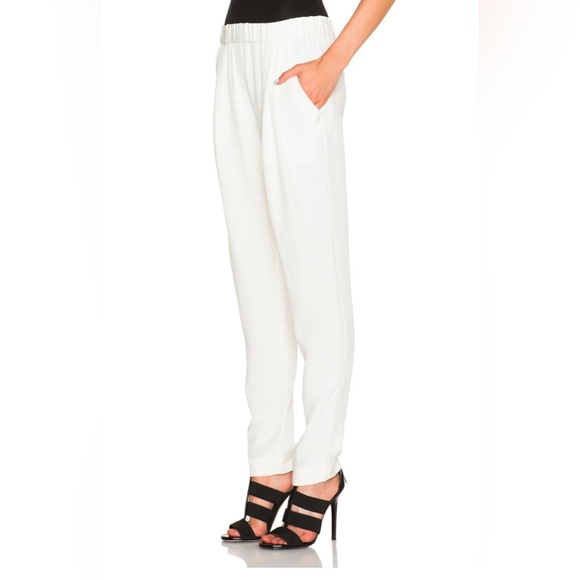 3.1 Phillip Lim Cream Draped Pocket Elasticized Waist Trousers - Picture 8 of 9